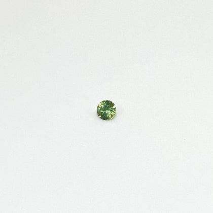 .12ct Round Light Green Garnet