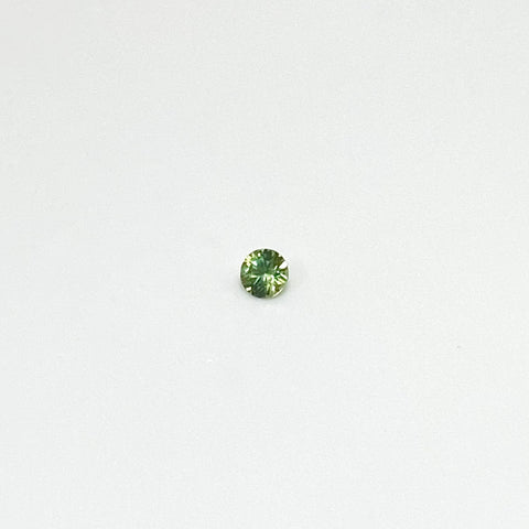 .12ct Round Light Green Garnet