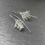 Silver Cedar Frondlets on Modern Hooks