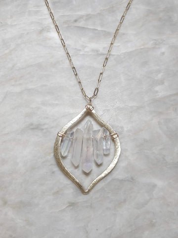 Arabesque Crystal Necklace