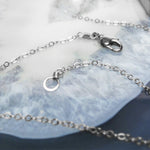 Sterling Silver Chain with Hand-Wrapped Loop and Clasp :: The Vital Element