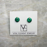 Stone Stud Earrings :: Made To Order