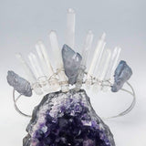 Custom Silversmithed Crystal Crown :: Made To Order