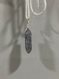 Faceted Gemstone Crystal Necklace