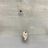 Crazy Lace Marquise Necklace :: Gold Filled